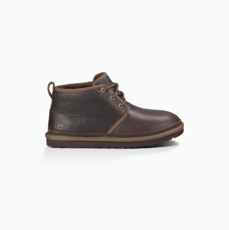 UGG Neumel Leather - Snøreboots Herre - Mørke Brune (NO-B235)